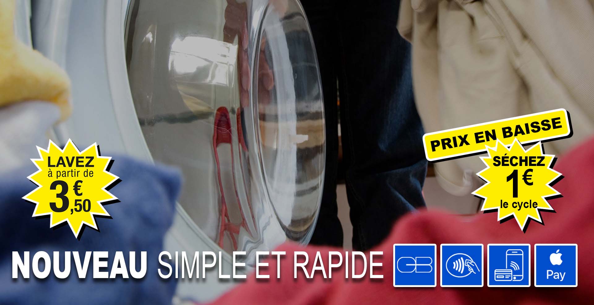 Laverie Automatique MG rue Legendre 75017 Paris, ouvert 7 jours sur 7 de 7h00 à 23h00 et jours fériés