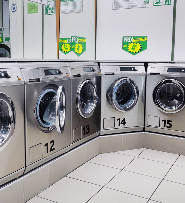 Machines à laver, Laverie self-service automatique MG rue Legendre 75017 Paris